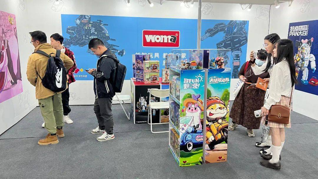 潮玩展回顾>>沃马积木携腾讯动漫两大ip亮相惠州潮玩博览会!