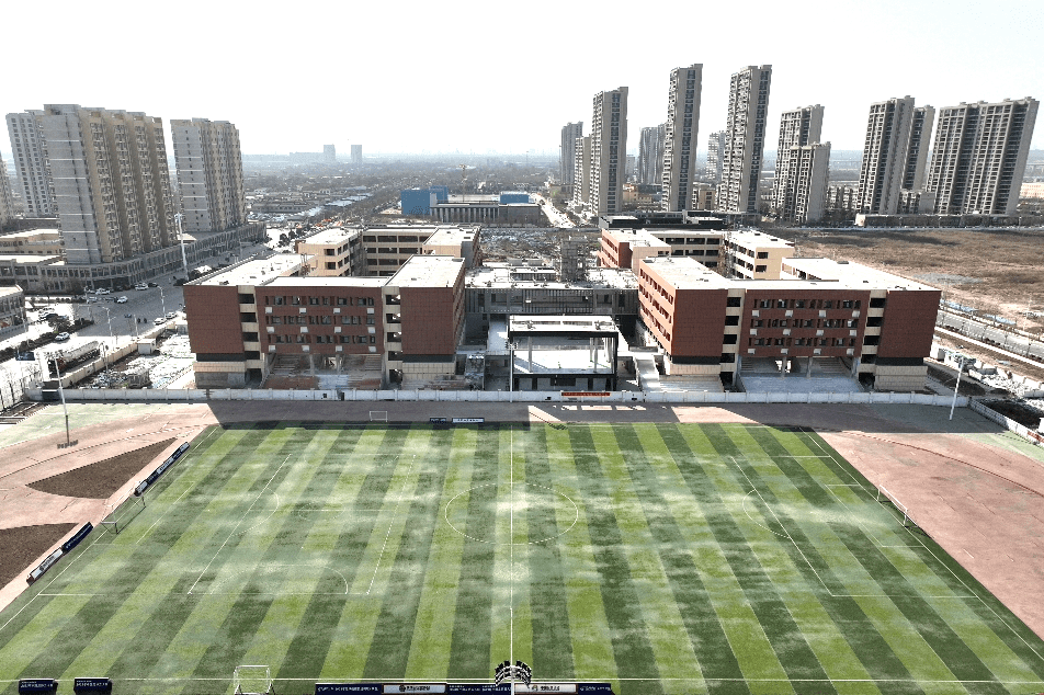 咸阳高新这所学校预计5月底交付使用!_梦桃_项目_教学楼