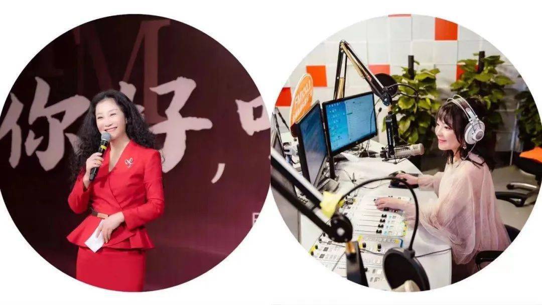 户外主持人胡红驾驶房车畅行全国,与直播室主持人李蜜共同行进式直播.