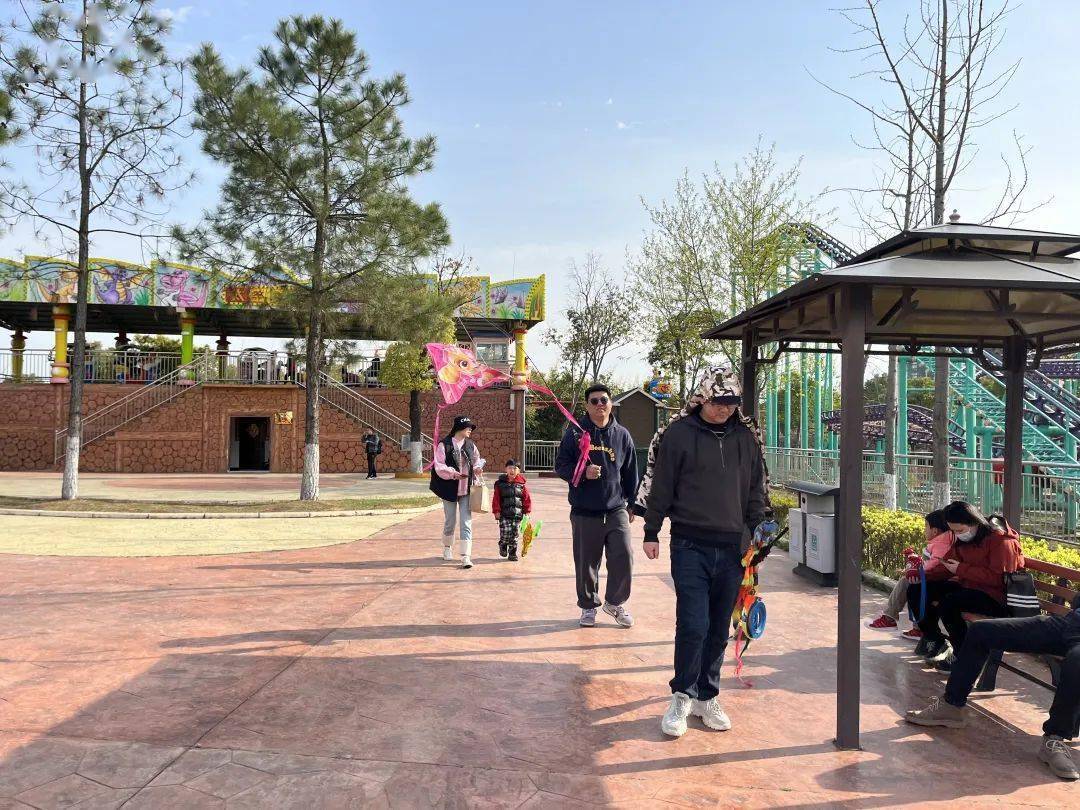 丹阳家长,近期在丹凤公园游玩需警惕._风筝_行人_脖子
