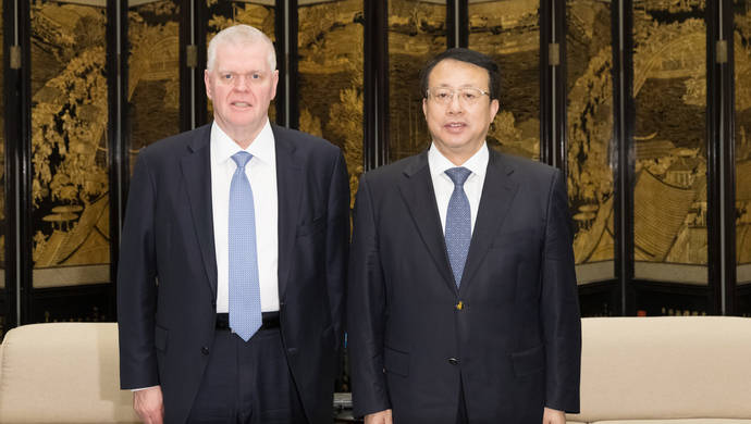 上海市长会见汇丰控股行政总裁祈耀年,金融是上海参与国际合作竞争的重要抓手_发展_建设_龚正