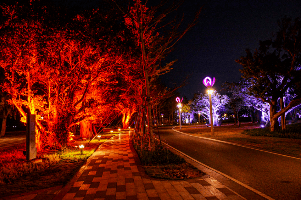 北海夜景图片