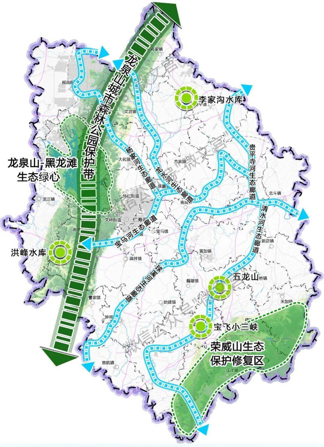【市域铁路s5】仁寿/机场支线《仁寿县国土空间总体规划(2021-2035年)
