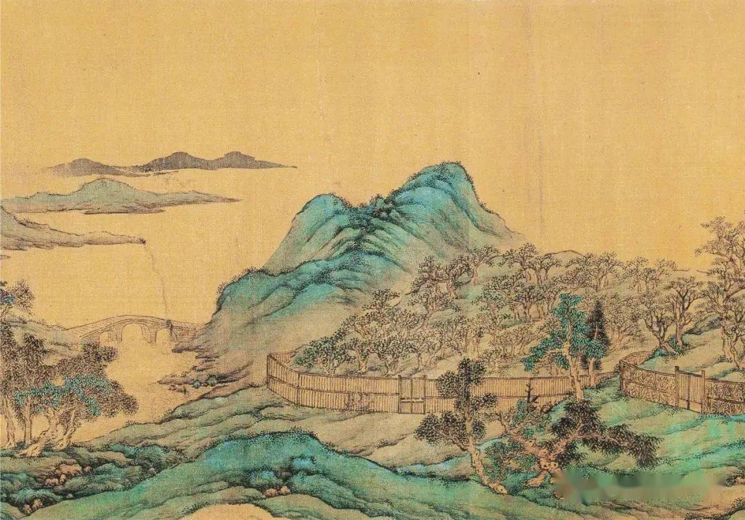 【诗画阅微】看仇英《辋川十景图》:移步易景,柳暗花明_宣传_平台