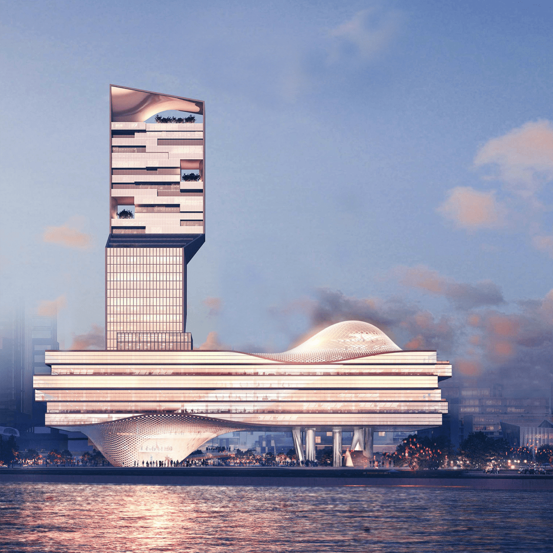 到,深超总片区现已开工项目16个,深湾汇云中心,神州数码集团总部,天音