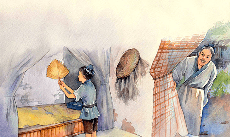 可见黄氏家风优良淳厚也有黄庭坚"涤亲溺器"有黄香"扇枕温衾"在中国