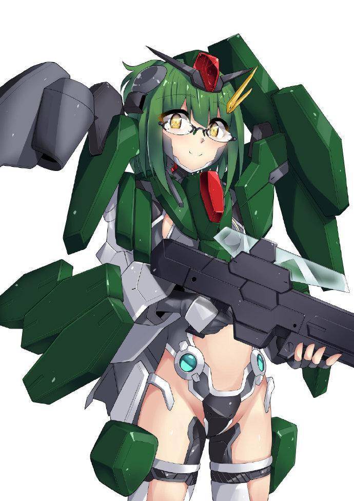 机动战士高达,娘化天人小队四小强 67676767_机娘_高达模型