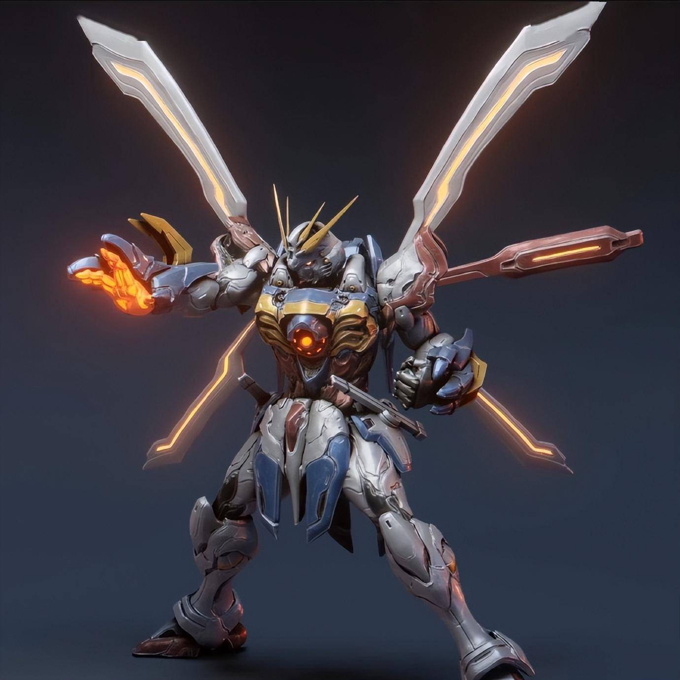 魔鬼高达,神高达插画,神高达黑化了吗?_机体_进行_系列