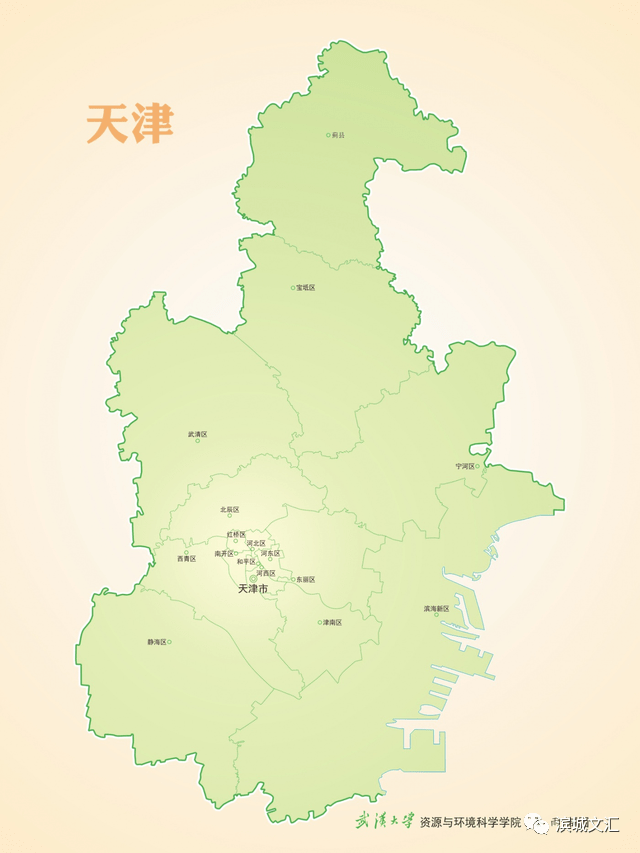 塘沽区划图图片