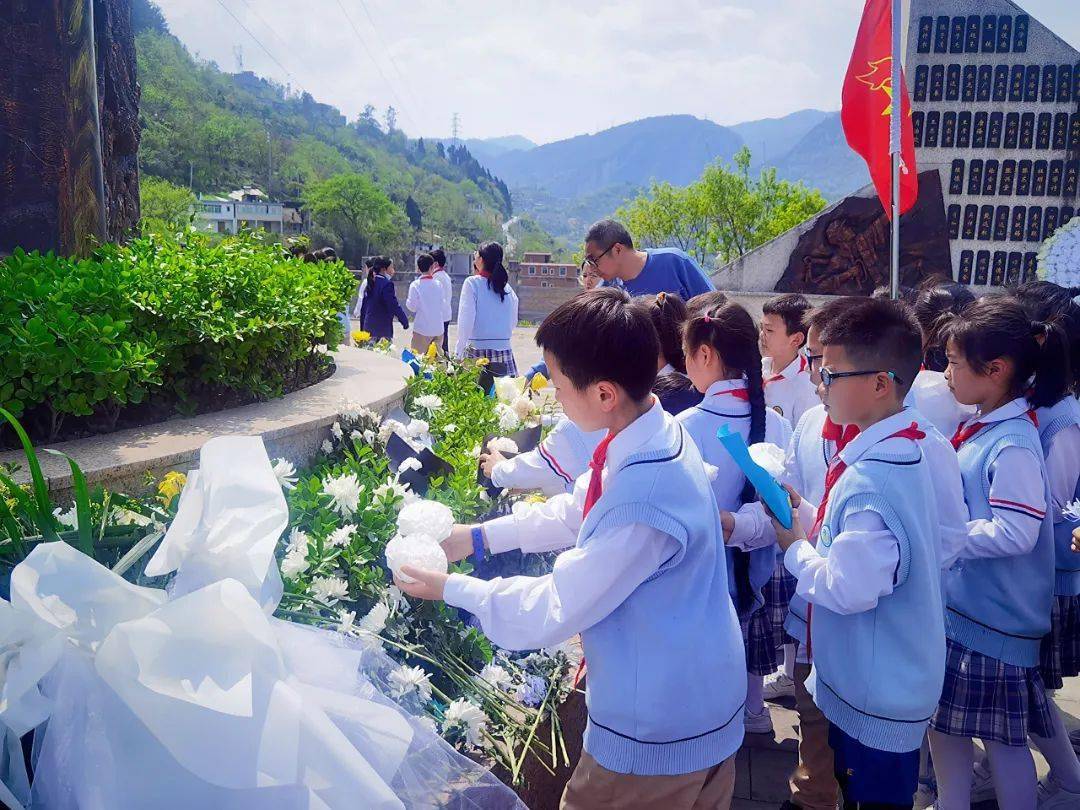 傳承紅色基因 | 武隆區各校(園)開展清明祭掃活動_小學_烈士陵園_全體