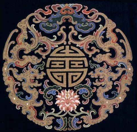 素材| 中国传统刺绣纹样-团纹_服饰_大赛_小伙伴