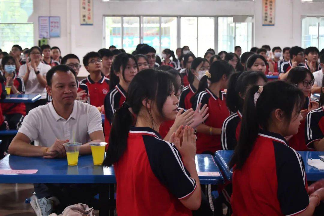 河田中学师生共餐话高考·助力冲刺情谊深_高三_活动_青春