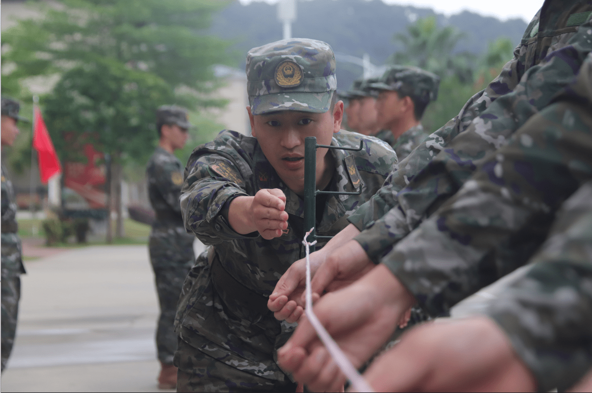 武警第二机动总队某支队召开2023年春季新兵开训动员大会