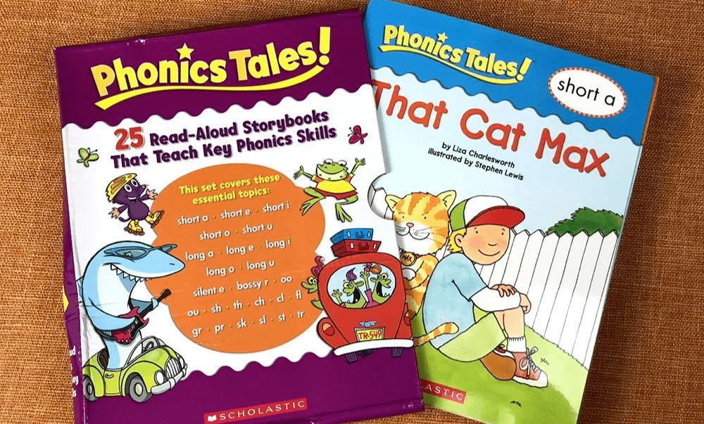 学乐出品《phonics tales》自然拼读主题故事书 25个绘本视频_发音