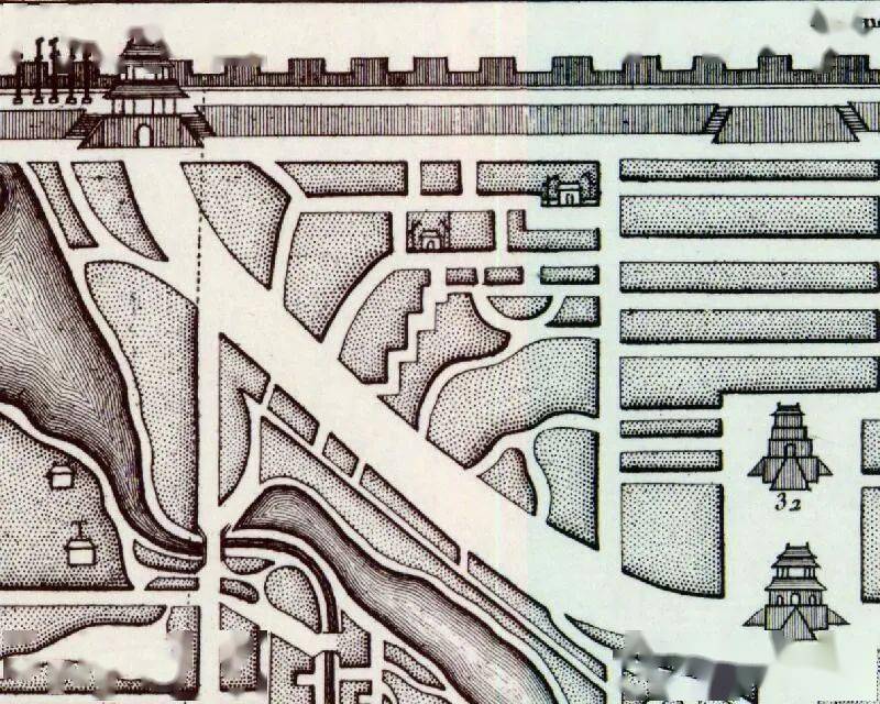 旧事地图：1765年《北京内城地图》_手机搜狐网