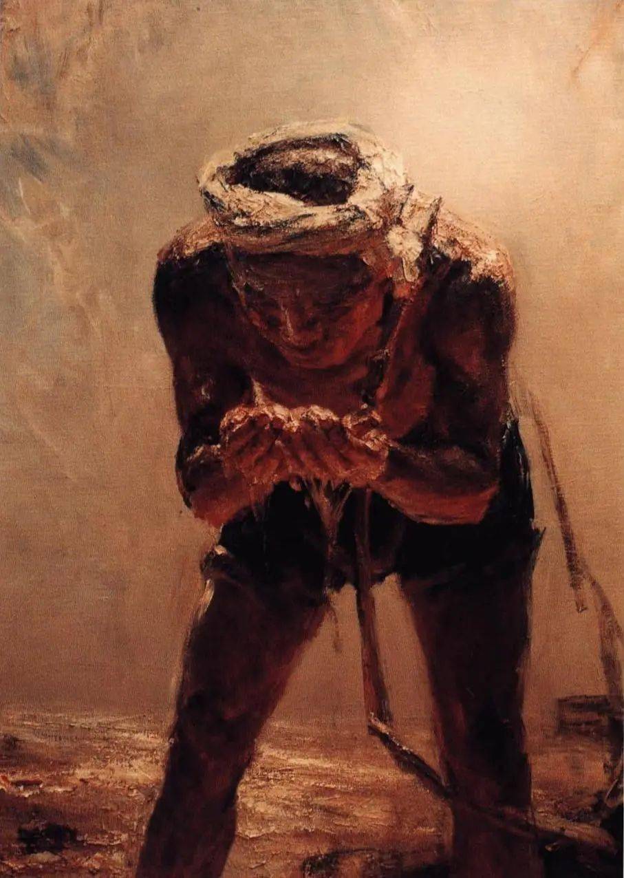 钟涵先生参加了中央美术学院第二届油画进修班,由罗工柳先生主持,也就