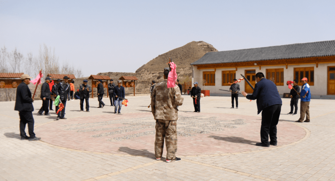 2023年杨塔乡傩舞(永靖七月跳会)培训班开班