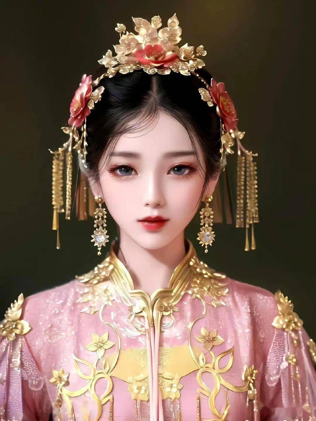 高贵精致的古风新娘妆,真的是美到极致了,家人们!_内容_楼兰_微信