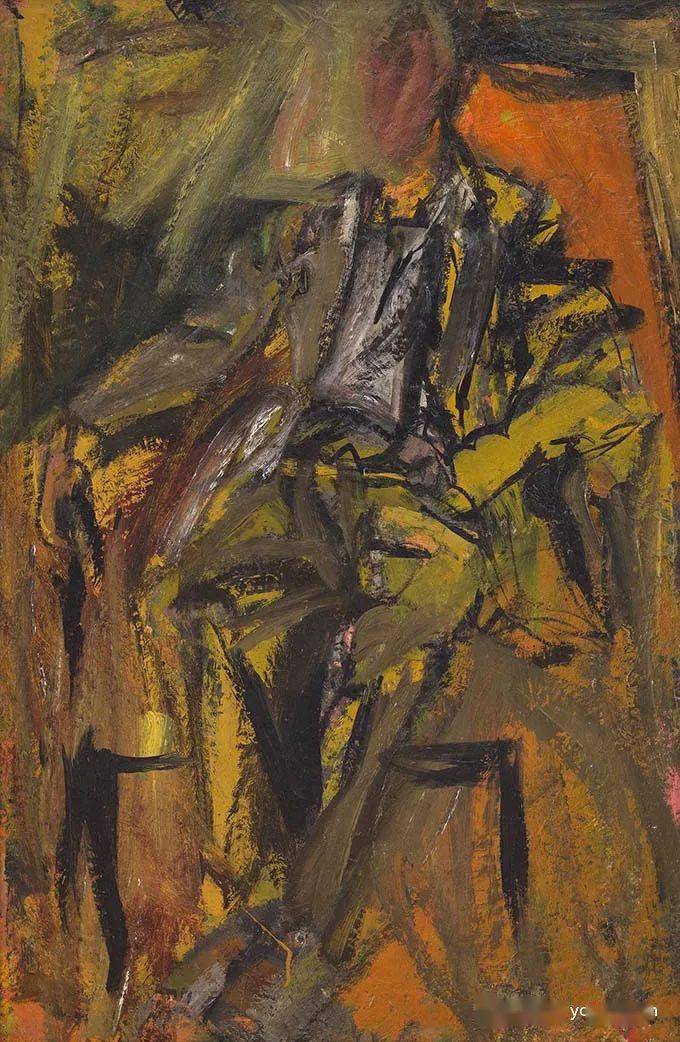 油画欣赏——elaine·de·kooning_国展_威廉·德·库宁_二战