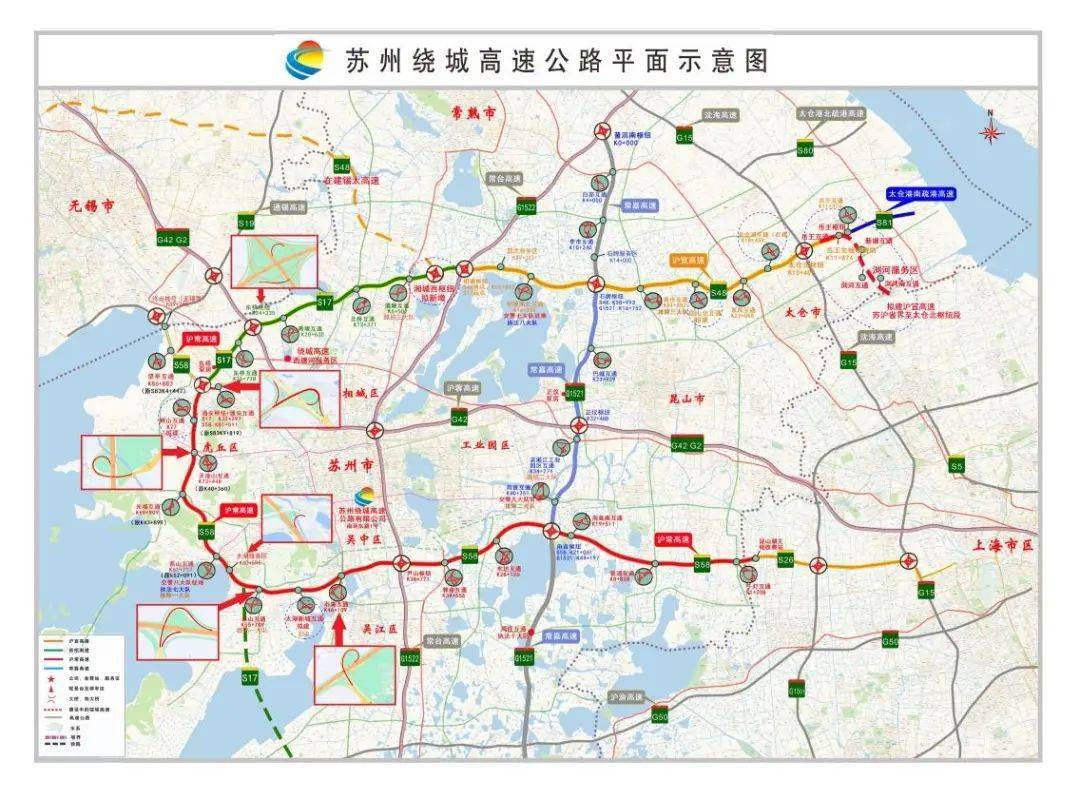 苏台高速苏州段规划图图片