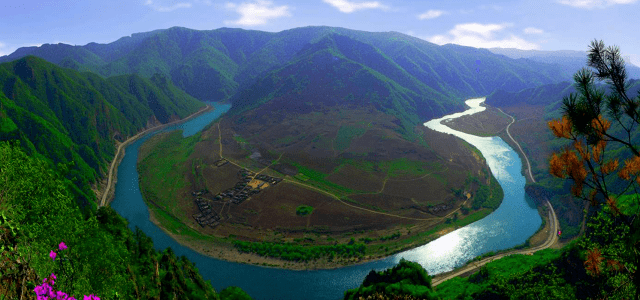 临江风景图片