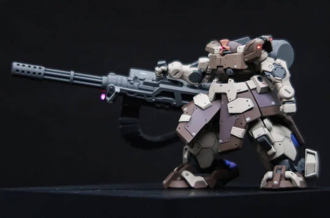 小比例也能玩出花,速射大魔配电动加特林可还行?_公众_模型_来稿