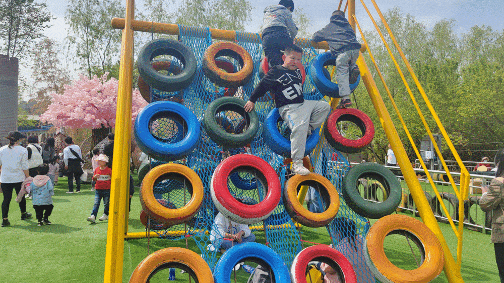 假日遛娃好去处 | 常宁宫无动力彩虹乐园~_朋友_宝贝_孩子