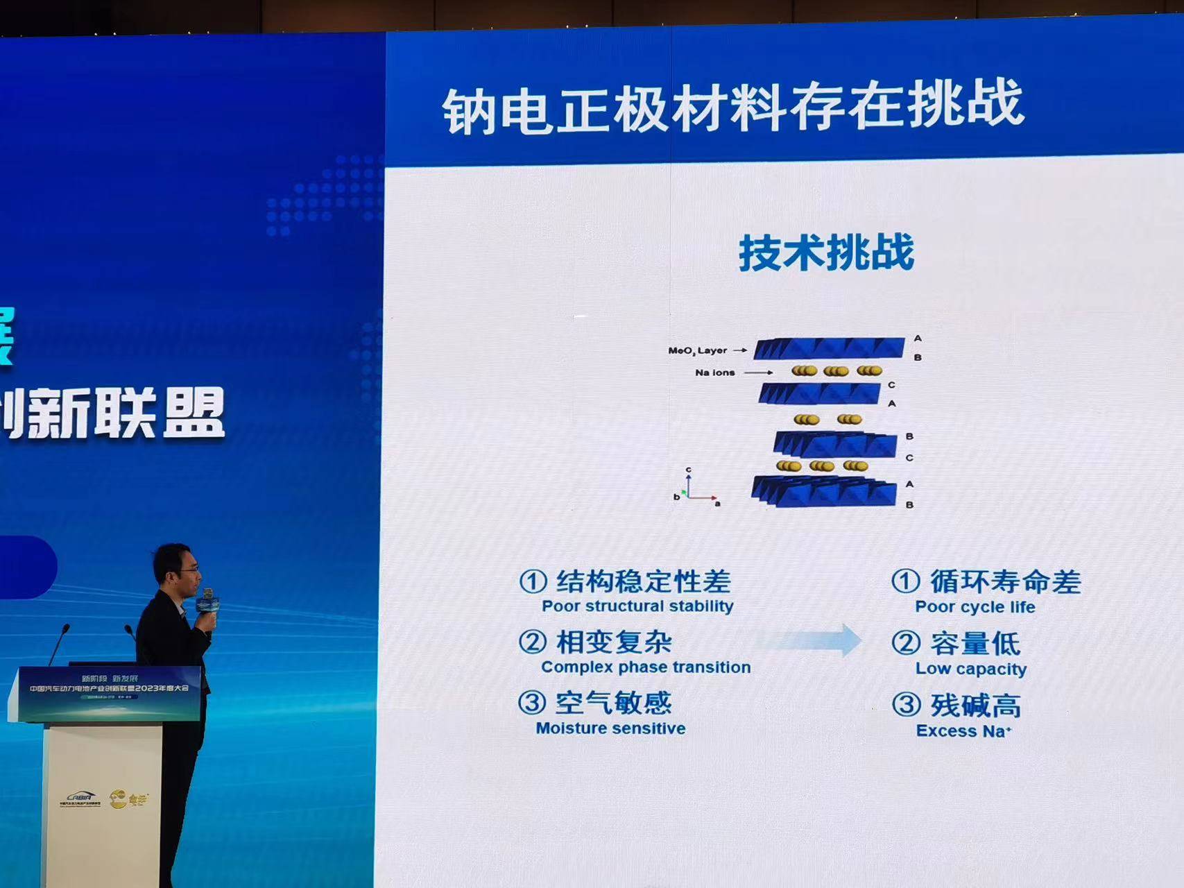 当升科技张学全:聚阴离子钠电正极材料2025年规划产能2万吨_俞立严_单晶_上证