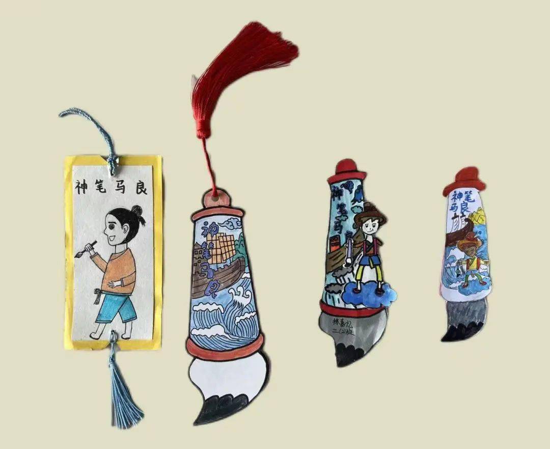 心——三中二附小举办读书月之"优秀阅读我展示"活动_书签_书籍_思维