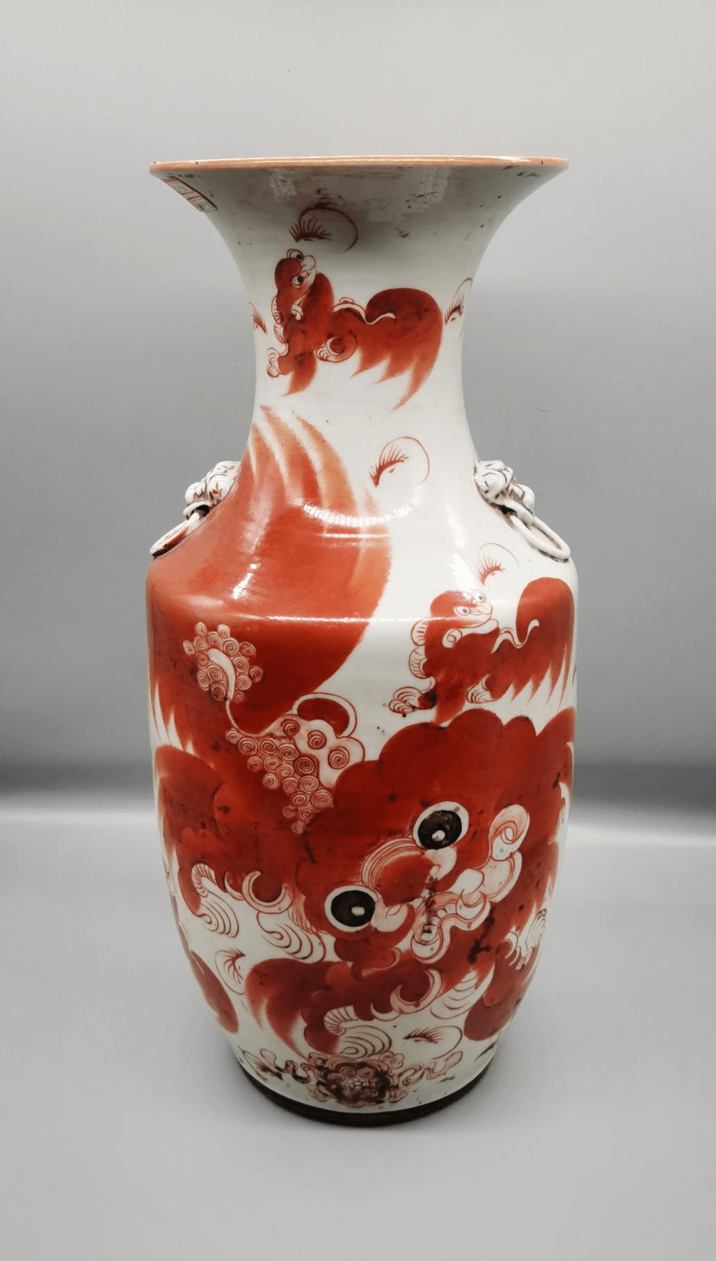 云展览丨瓷说·纯正鲜丽—— 中国古代瓷器之矾红釉瓷_狮子_低温_珊瑚