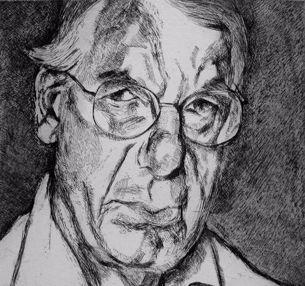 英国伟大的当代画家,弗洛伊德素描与油画肖像