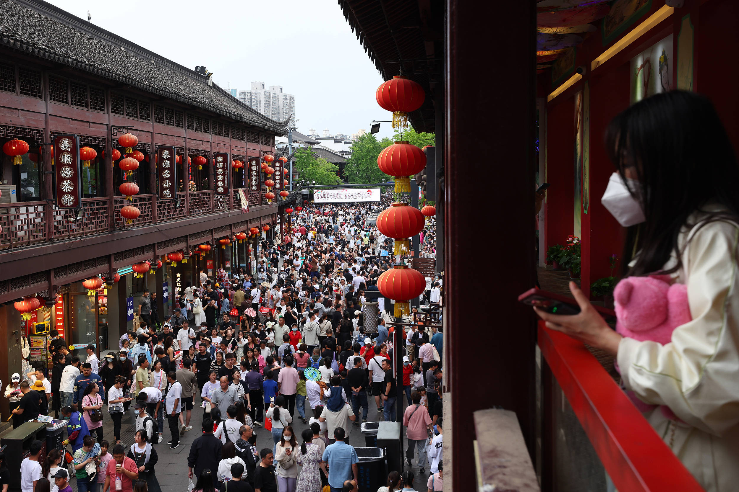 江苏"五一"接待国内游客量比2019年增长25%_南京_旅游_景区