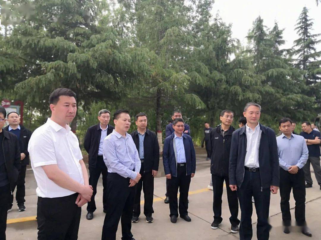 在神堤控导工程堤坝上,李坤刚一行分别听取了市水利局,市河务局关于伊