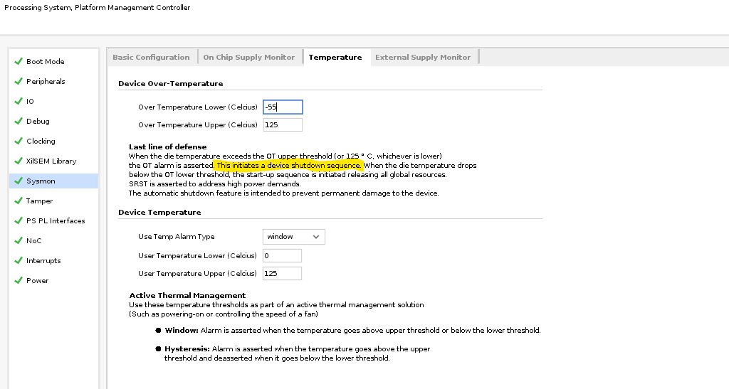 Versal System Monitor (Sysmon)：过热告警行为_Vivado_错误_文件