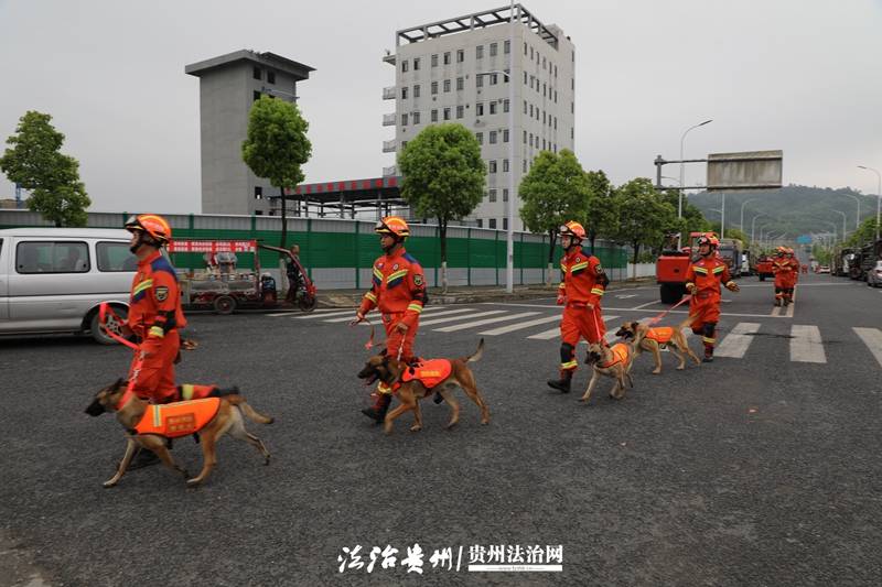 贵阳消防，出征！“任务召唤·会战盘州”跨区域地震救援拉动练习训练启动