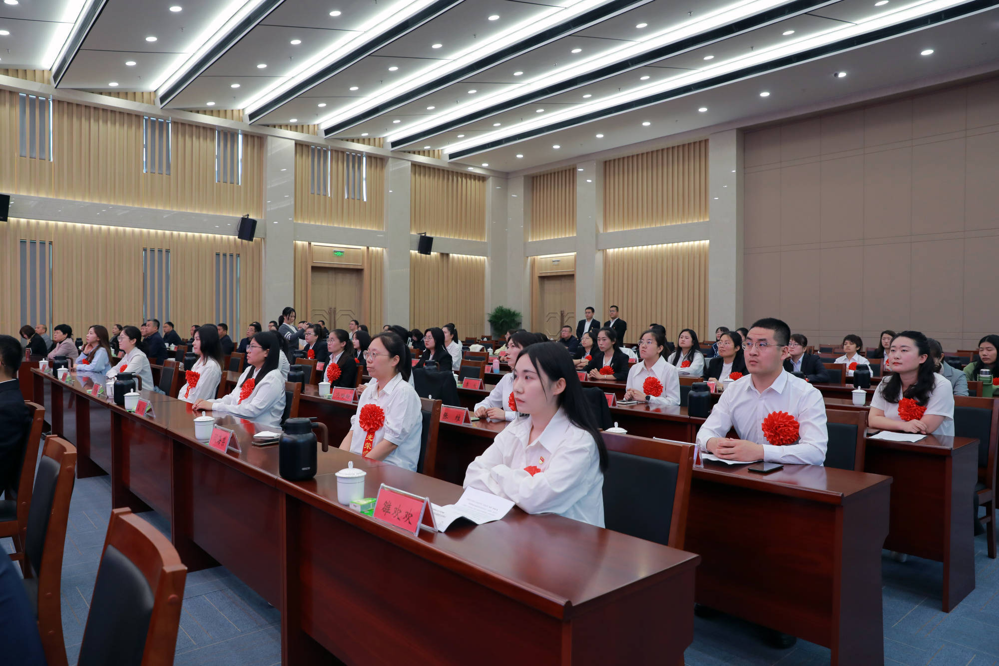 柳林县委书记杨月祥出席仪式并讲话,县委常委,组织部部长,党校校长雒
