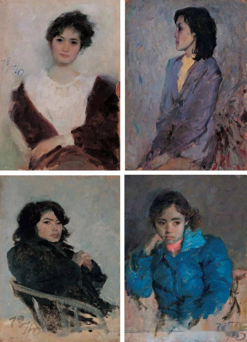 何多苓油画作品欣赏_女人_艺术_最好的