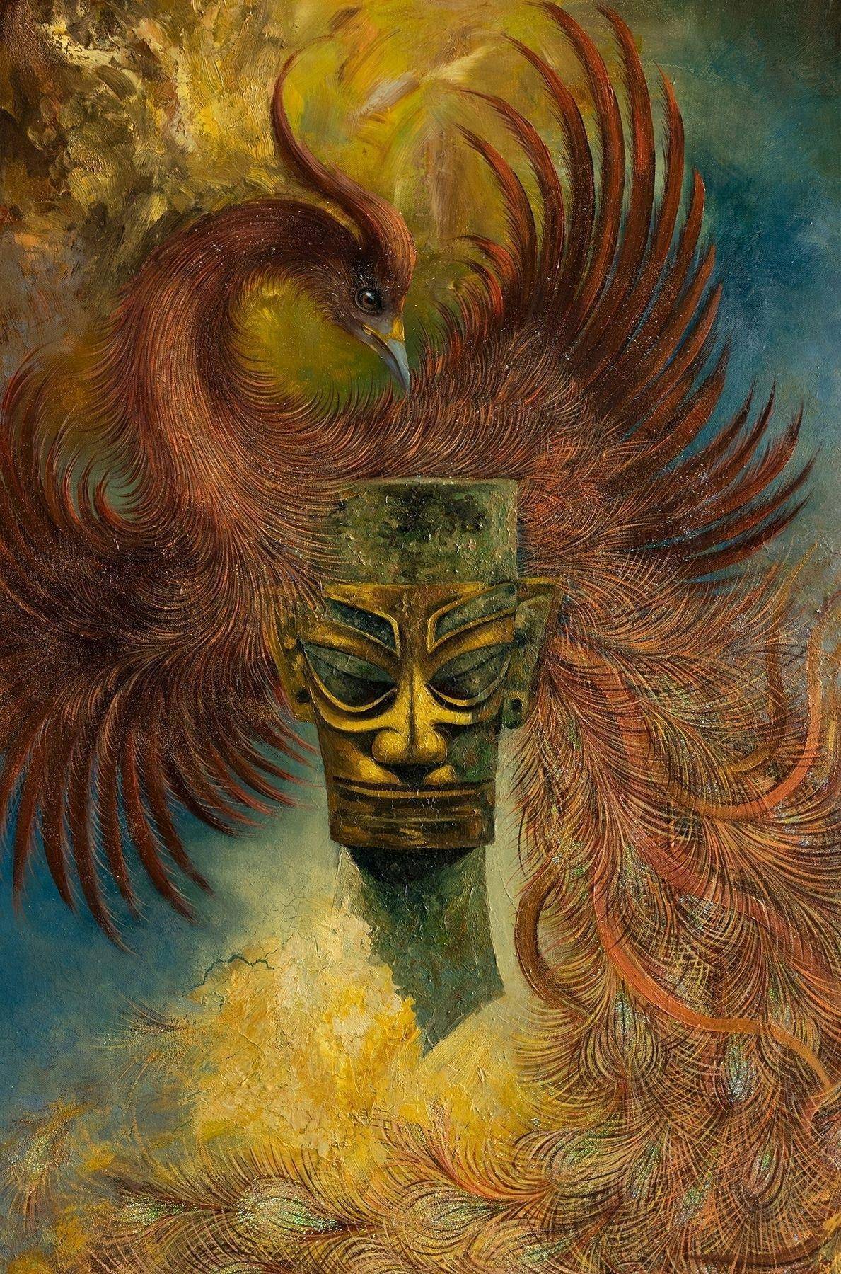 游晓林油画集《古蜀华章——画述三星堆与金沙》惊艳首发_文明_系列