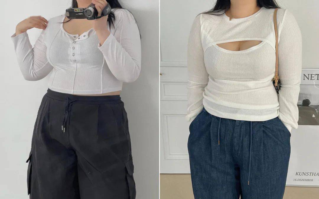 胸大虎背熊腰?换这些衣服显瘦极了!_姐妹_领口_感觉