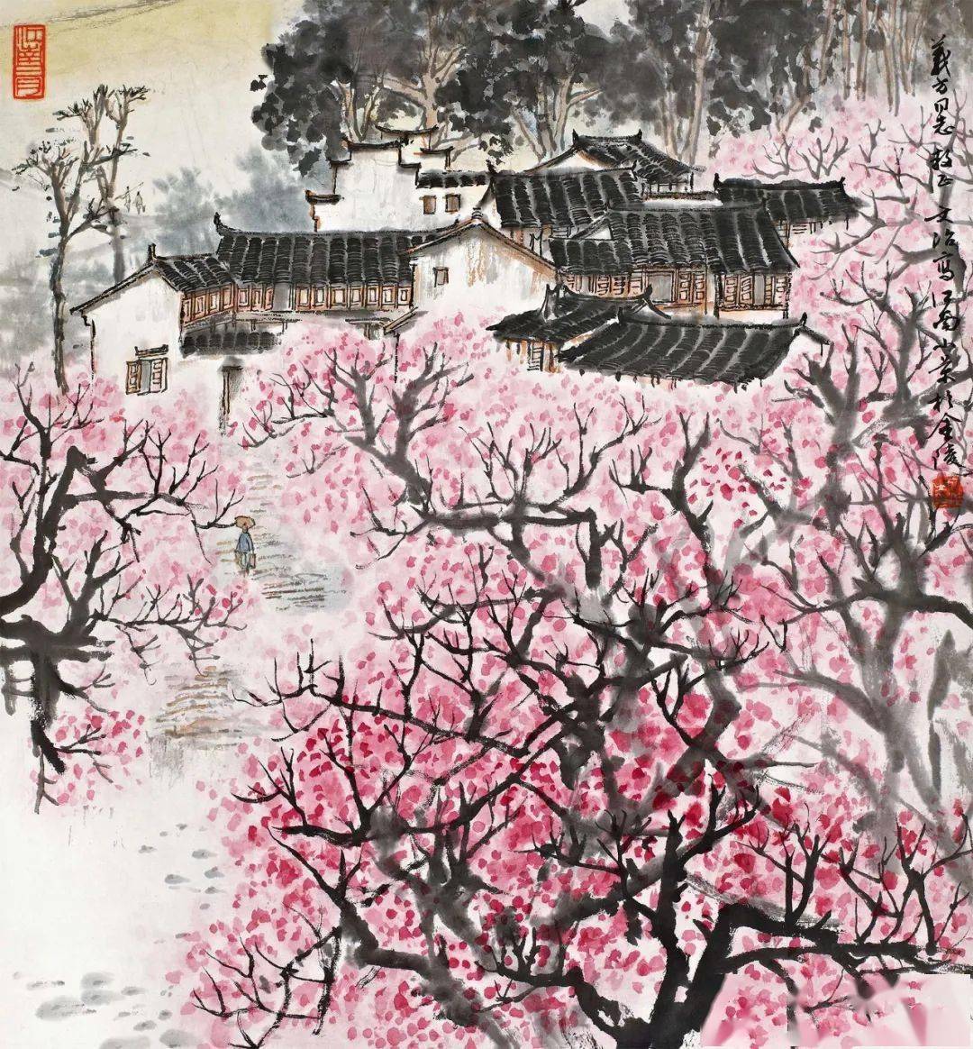 宋文治江南:春色无边_作品_创作_国画