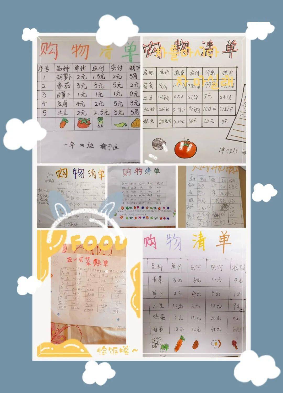 小鬼当家之今天我买菜——三明市实验小学一年(4)班社会实践活动侧记