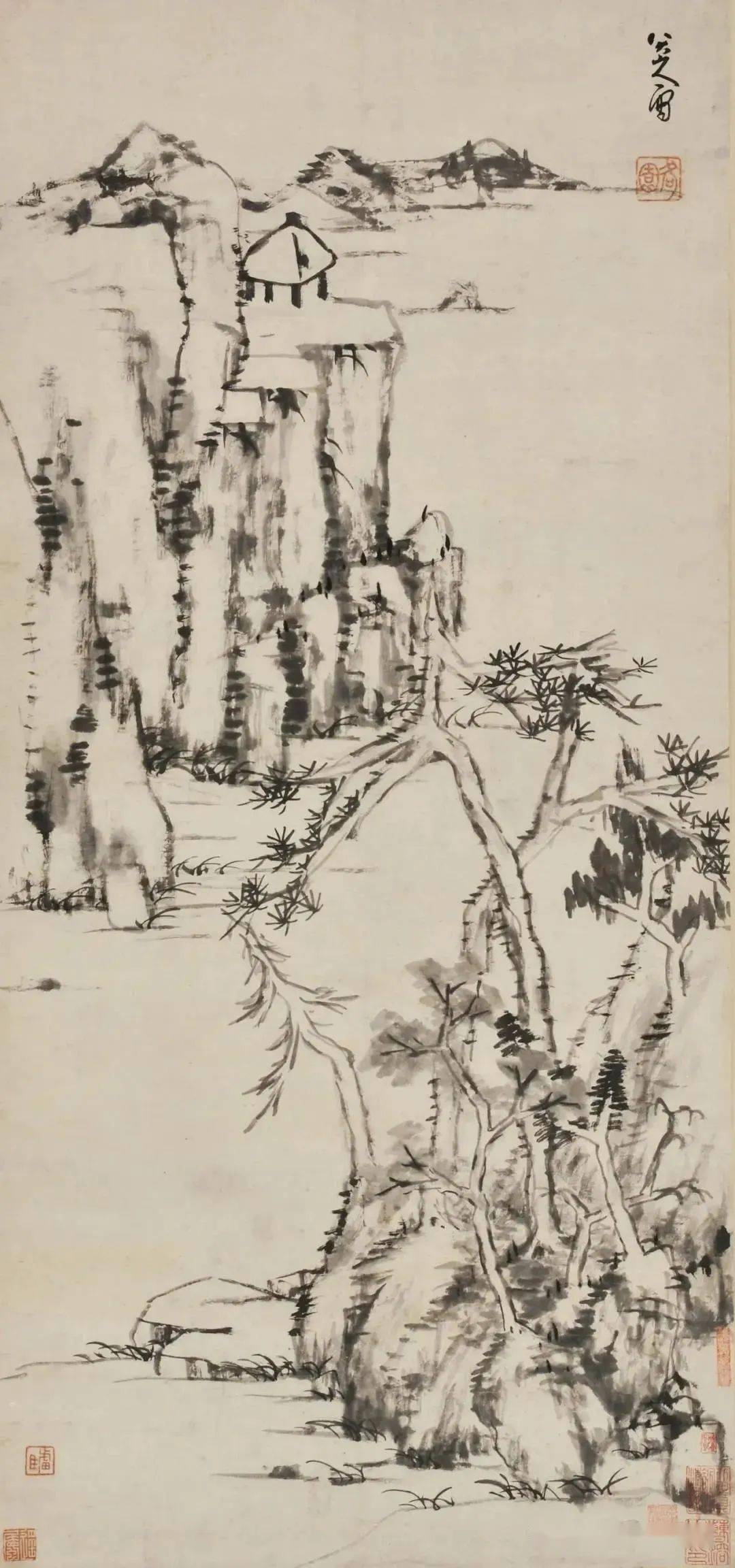 八大山人 水墨畫 2064482fb5ec4e608350e11b769436