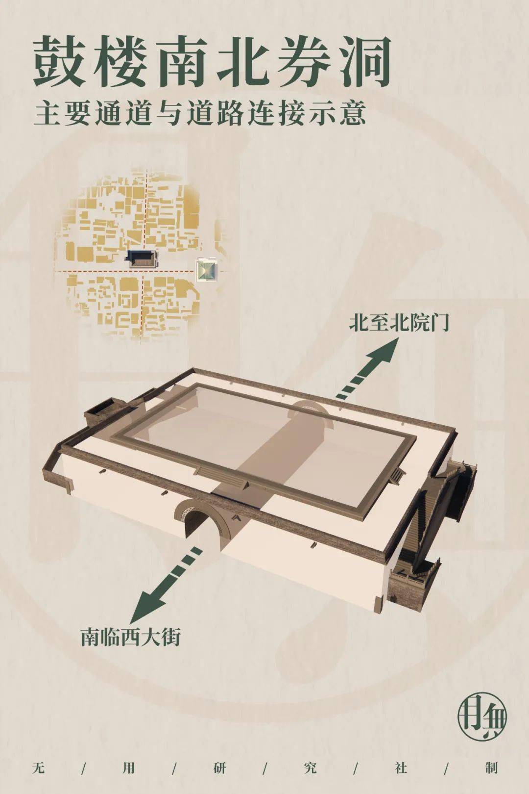 钟鼓楼平面图图片