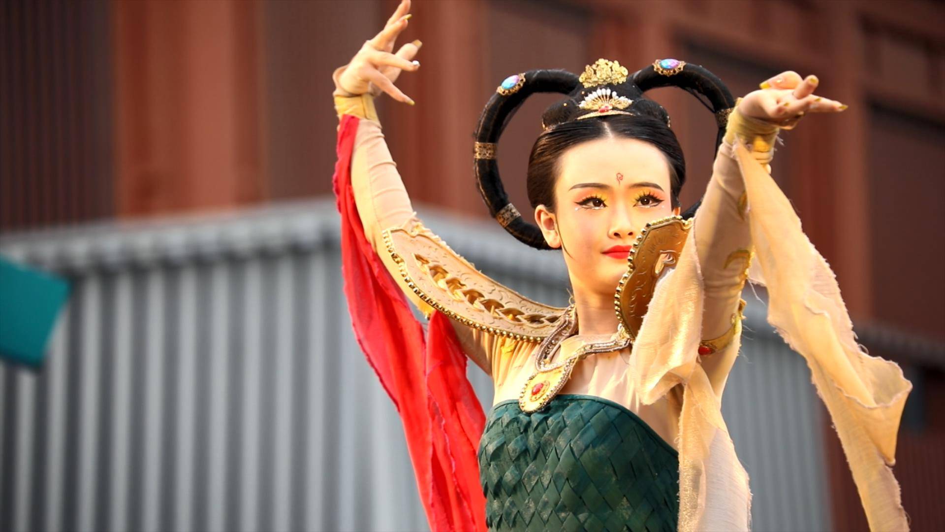 西安又现胡旋舞_表演_胡姬_古丽