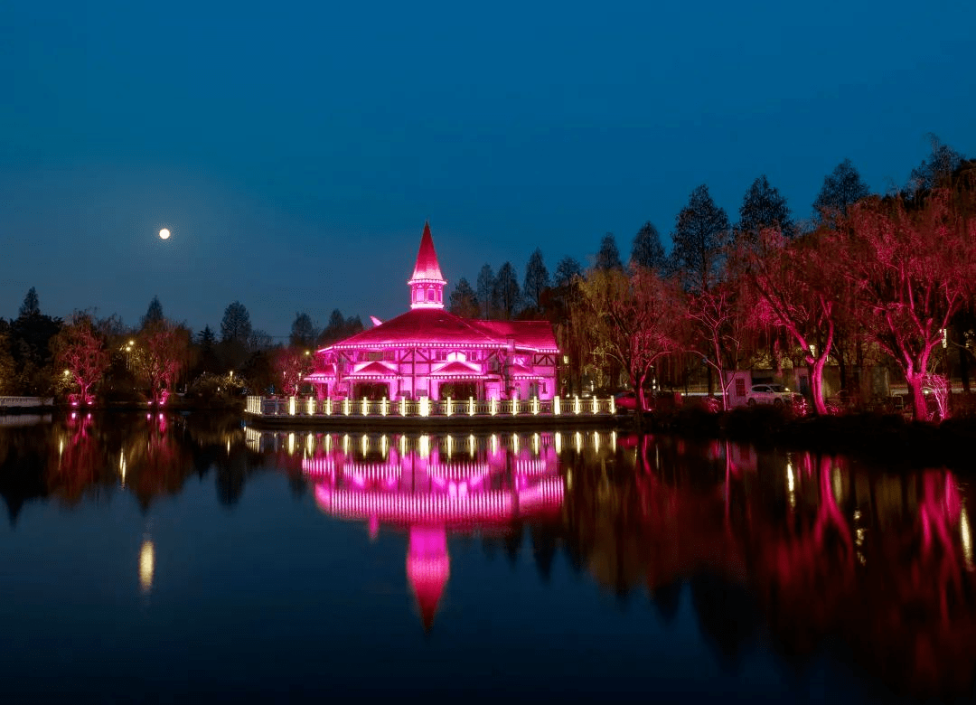 上海松江区夜景图片