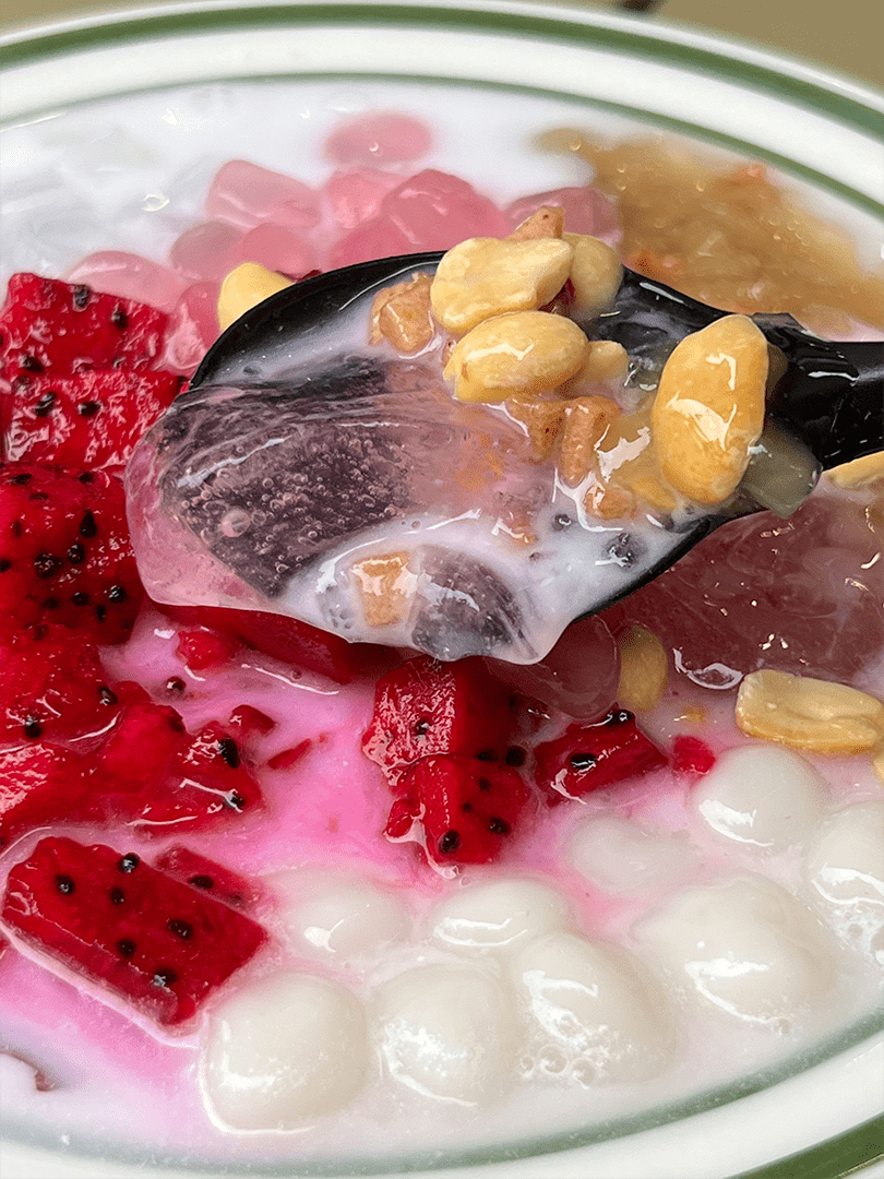 清新茉莉花冰粉真的有茉莉花的冰粉诶!