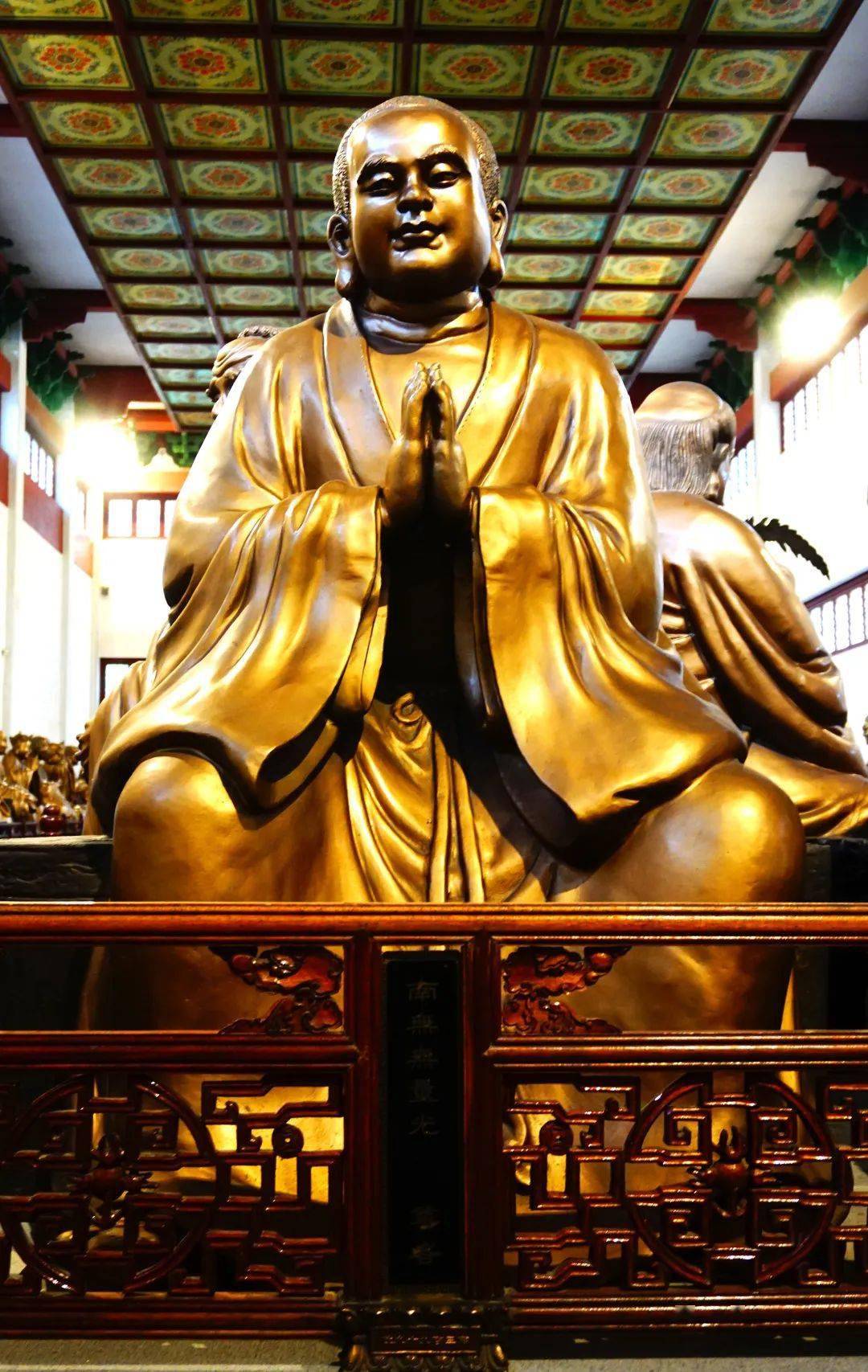 灵隐寺五百罗汉堂——无量光尊者(399)_阿弥陀佛_净土_西方