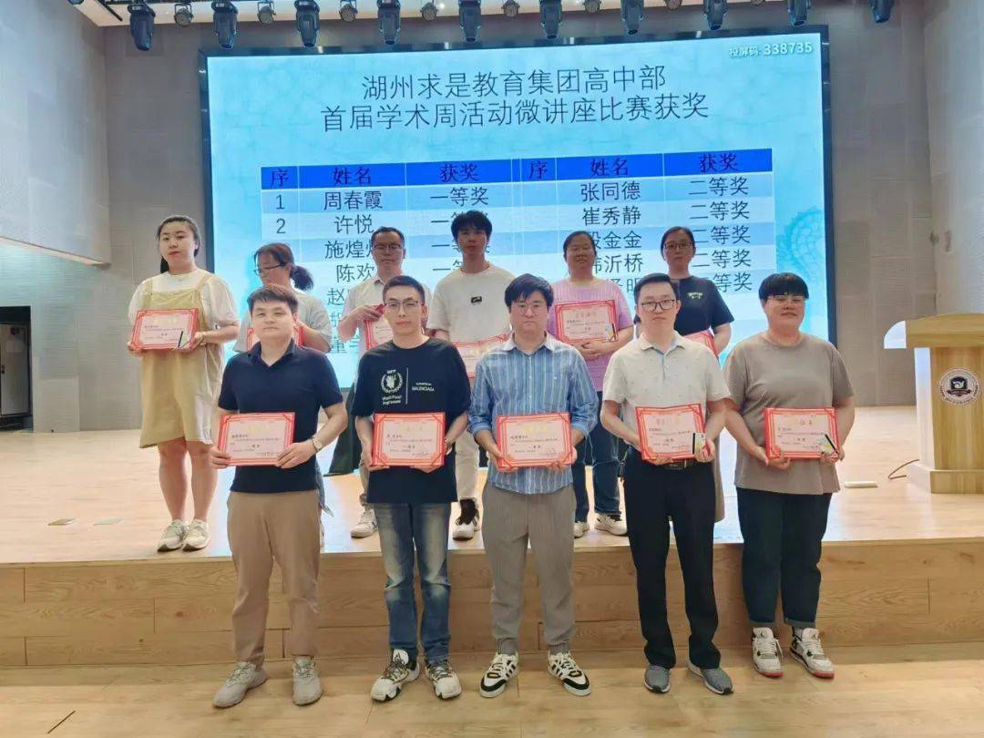 明目标 重落实 提质量——记德清县求是高级中学高二年级教师例会