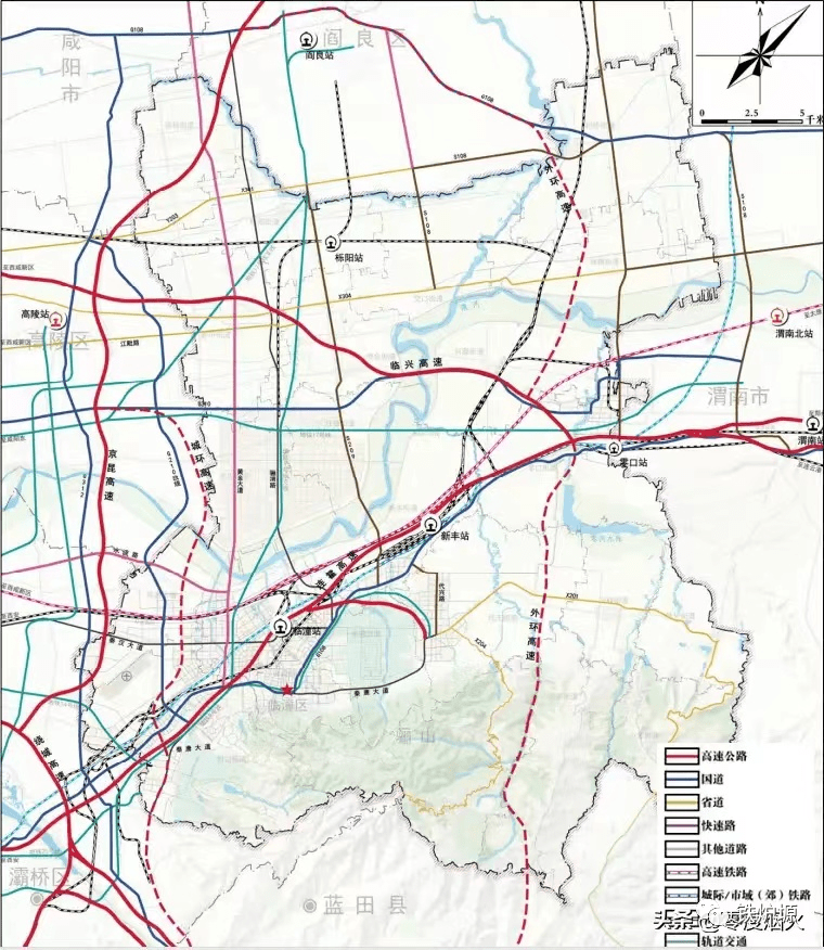 西安市外环高速东段零口到蓝田线路走向分析//吴立忞