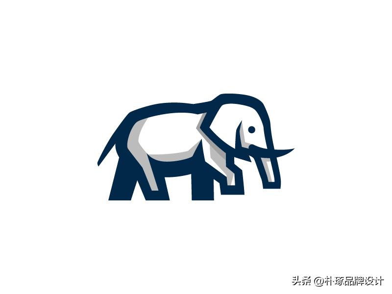 多款以"象"元素为核心视觉元素的logo标志_朴琢_观点_设计